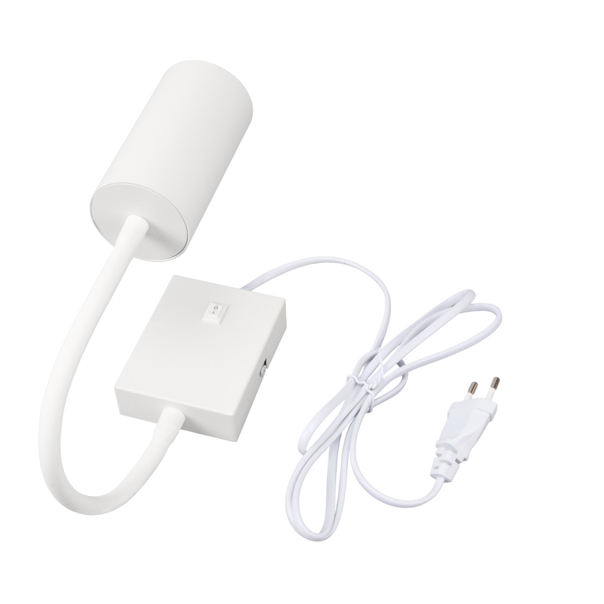 Brilagi - Prilagodljiva stenska svetilka s stikalom SELE 1xGU10/30W/230V bela