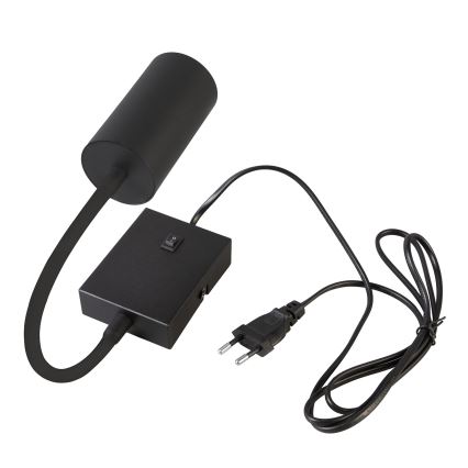 Brilagi - Prilagodljiva stenska svetilka SELE s stikalom 1xGU10/30W/230V črna