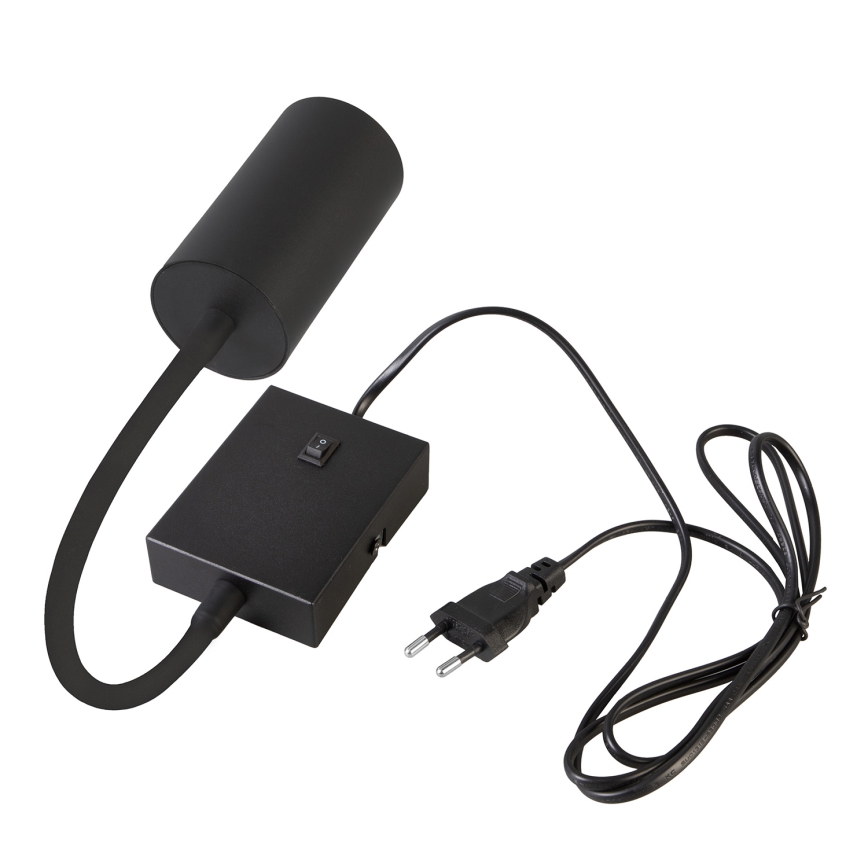Brilagi - Prilagodljiva stenska svetilka SELE s stikalom 1xGU10/30W/230V črna