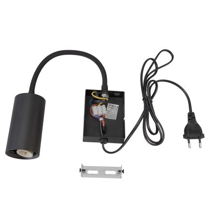 Brilagi - Prilagodljiva stenska svetilka SELE s stikalom 1xGU10/30W/230V črna