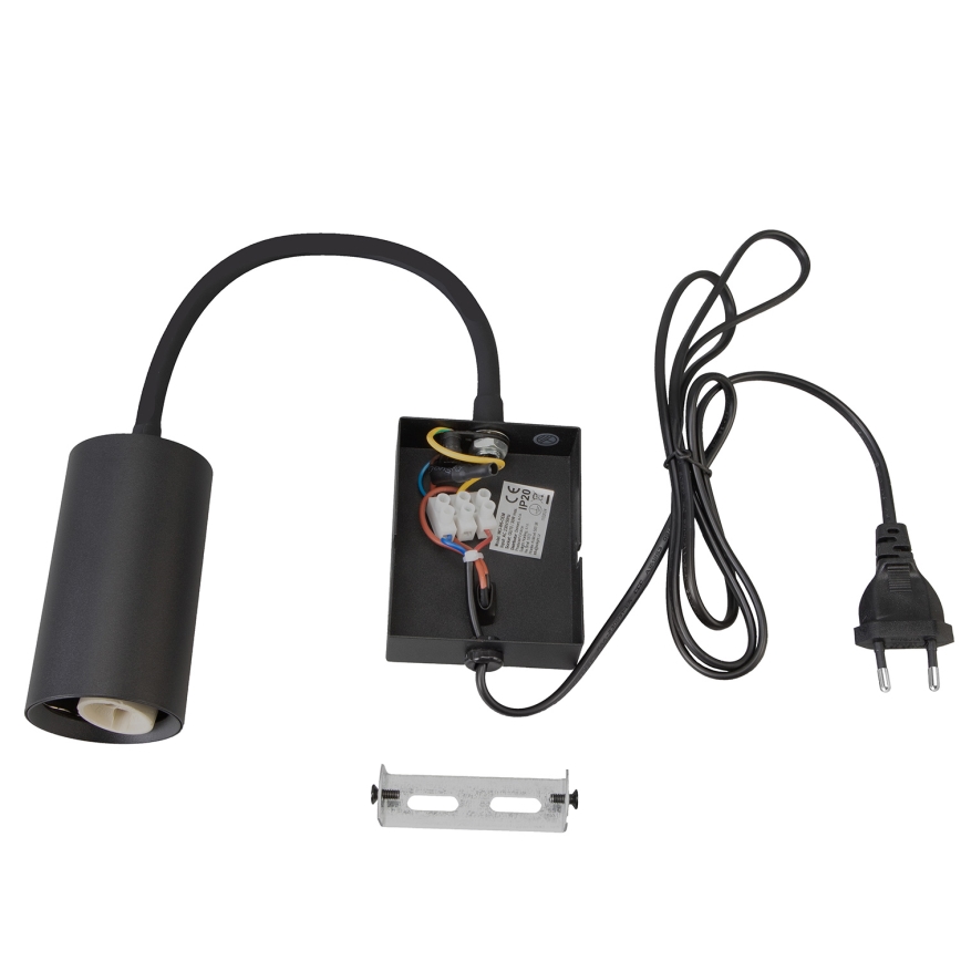 Brilagi - Prilagodljiva stenska svetilka SELE s stikalom 1xGU10/30W/230V črna