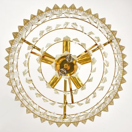 Brilagi - Prilepljena stropna svetilka CRISTAL 5xE14/40W/230V premer 43 cm