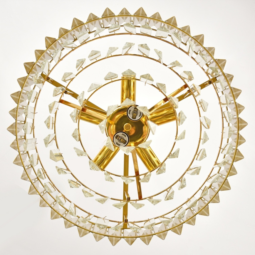 Brilagi - Prilepljena stropna svetilka CRISTAL 5xE14/40W/230V premer 43 cm