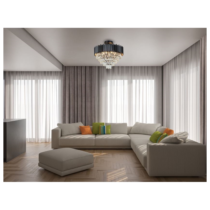 Brilagi - Pritrdjen lestenec CARLOS 9xE14/40W/230V premer 60 cm