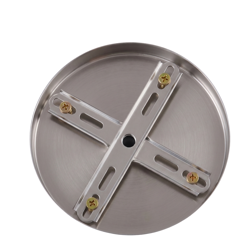 BRILAGI - Pritrdjen lestenec ECLIPSE 12xE14/10W/230V premer 78 cm srebrna