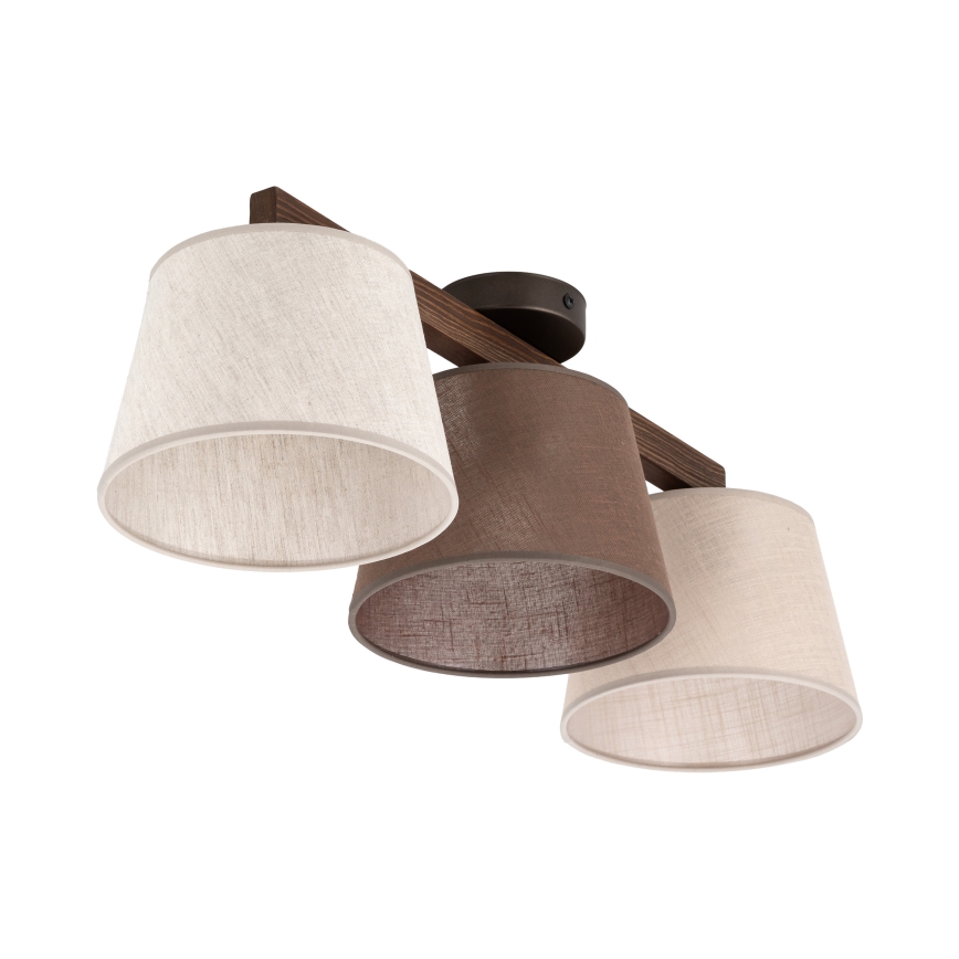 Brilagi - Pritrdjen lestenec LATTE SABIA 3xE27/60W/230V bor/mix