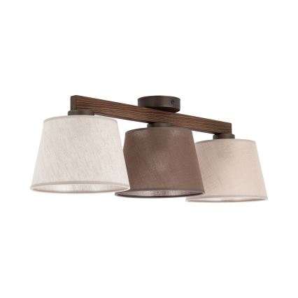 Brilagi - Pritrdjen lestenec LATTE SABIA 3xE27/60W/230V bor/mix