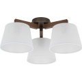 Brilagi - Pritrdjen stropni lestenec LATTE 3xE27/60W/230V bor/bela