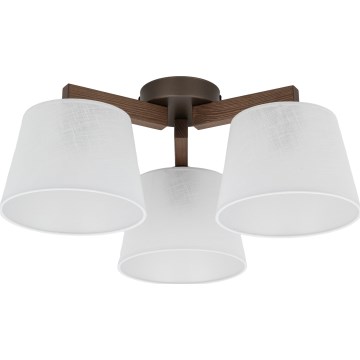 Brilagi - Pritrdjen stropni lestenec LATTE 3xE27/60W/230V bor/bela