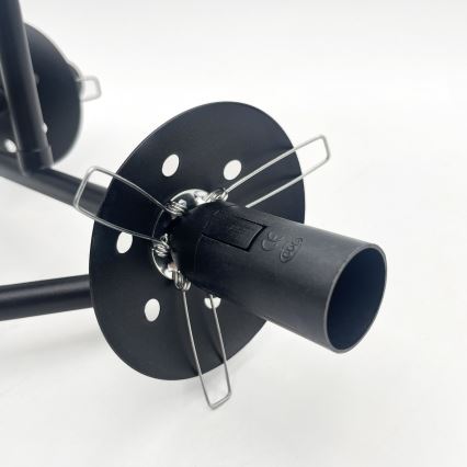 Brilagi - Pritrdjen stropni lestenec MALIVA 3xE14/15W/230V črna/dimna