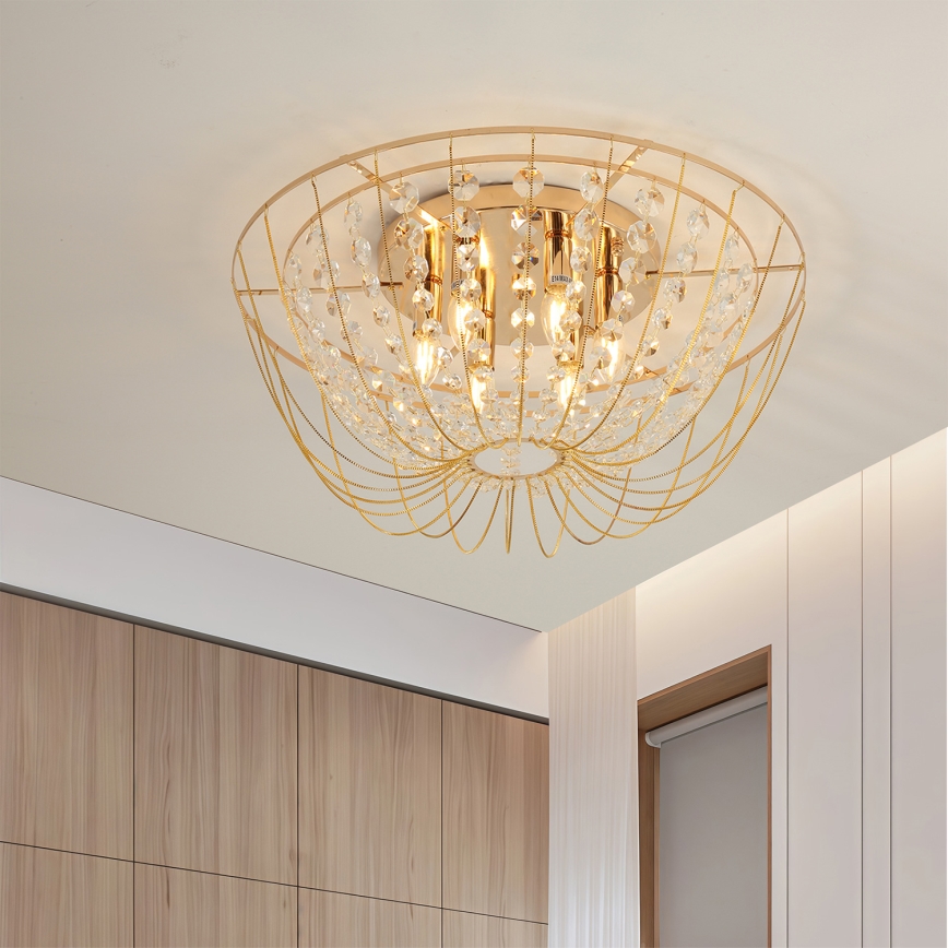 Brilagi - Pritrdjena stropna svetilka VASTERAS 6xE14/40W/230V premer 60 cm