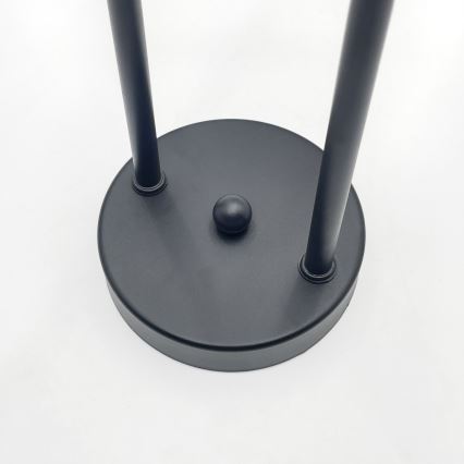 Brilagi - Pritrdjeni lestenec MALIVA 4xE14/15W/230V črna/prozorna