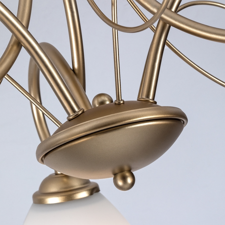 Brilagi - Pritrdljiv stropni lestenec FRED 3xE27/60W/230V, premer 59 cm, zlata