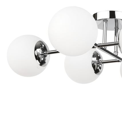 Brilagi - Pritrdljiv stropni lestenec MALONY 6xE14/20W/230V sijajni krom