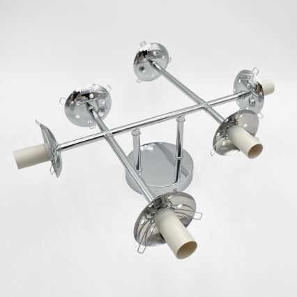 Brilagi - Pritrdljiv stropni lestenec MALONY 6xE14/20W/230V sijajni krom