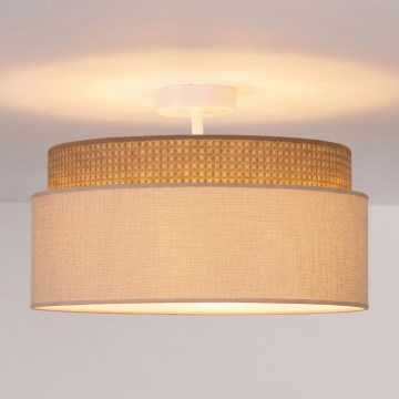 Brilagi - Pritrdljiv stropni lestenec PADOVA 1xE27/60W/230V, premer 40 cm, bež