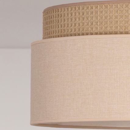 Brilagi - Pritrdljiv stropni lestenec PADOVA 1xE27/60W/230V, premer 40 cm, bež