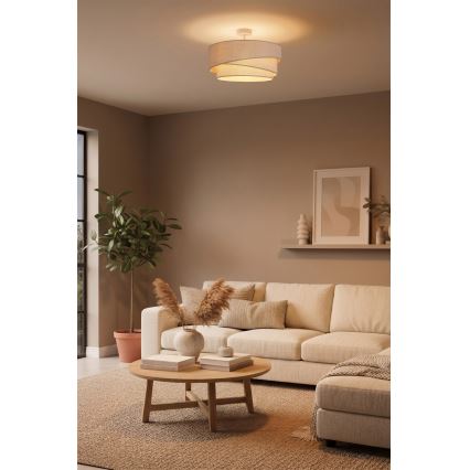 Brilagi - Pritrjen lestenec ARROW 1xE27/60W/230V premer 45 cm bež