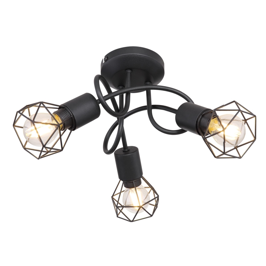 Brilagi - Pritrjen lestenec CAGE 3xE14/40W/230V