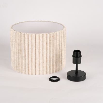 Brilagi - Pritrjen lestenec NORDIC WAVE 1xE27/15W/230V premer 32 cm lan/črna