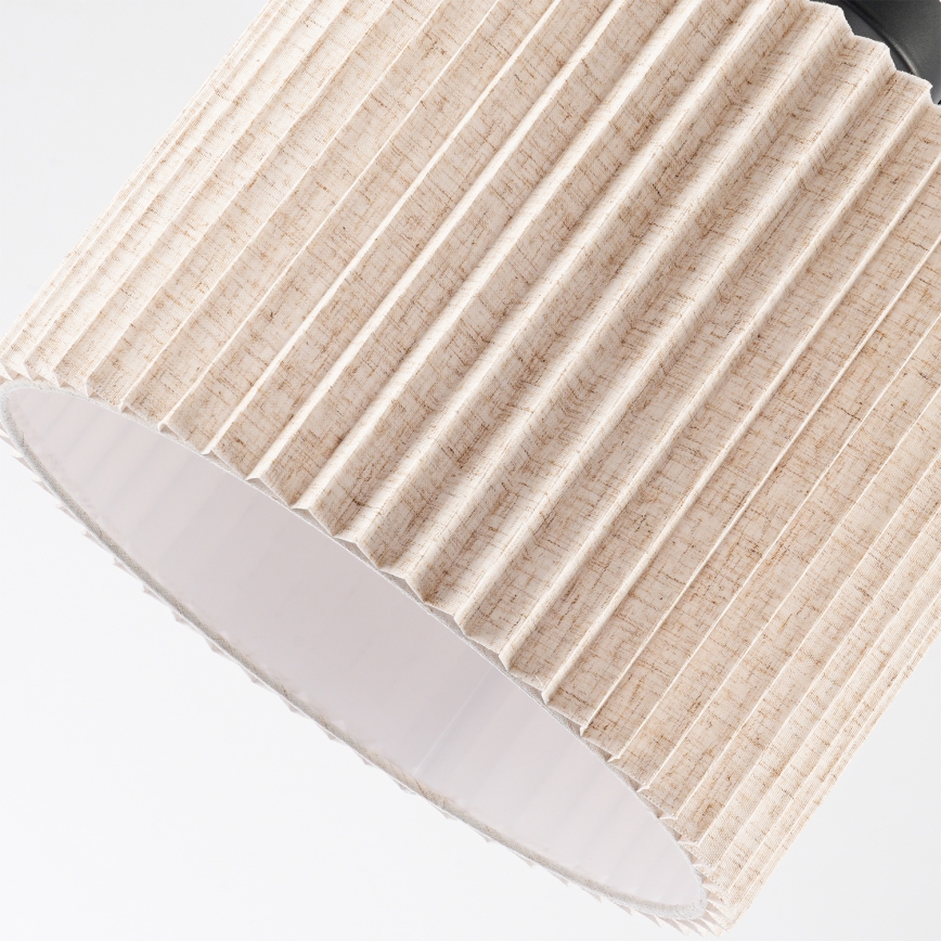 Brilagi - Pritrjen lestenec NORDIC WAVE 1xE27/15W/230V premer 32 cm lan/črna