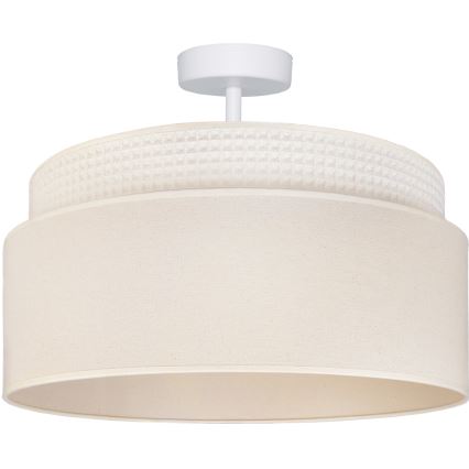 Brilagi - Pritrjen lestenec PADOVA 1xE27/60W/230V, premer 40 cm, kremne barve