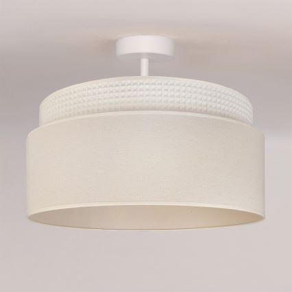 Brilagi - Pritrjen lestenec PADOVA 1xE27/60W/230V, premer 40 cm, kremne barve