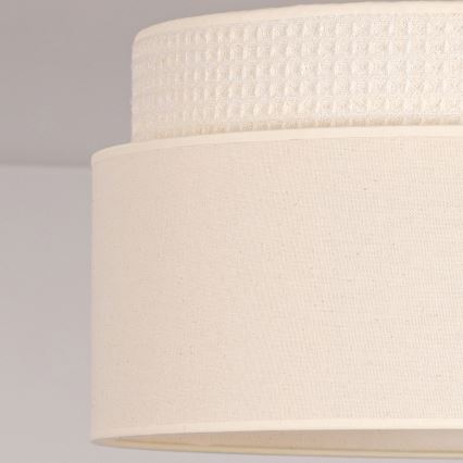 Brilagi - Pritrjen lestenec PADOVA 1xE27/60W/230V, premer 40 cm, kremne barve