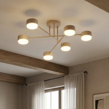 Brilagi - Pritrjen stropni lestenec 6xGX53/12W/230V črna