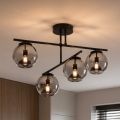 BRILAGI - Pritrjen stropni lestenec DIOR 4xE27/60W/230V črna/dimna siva