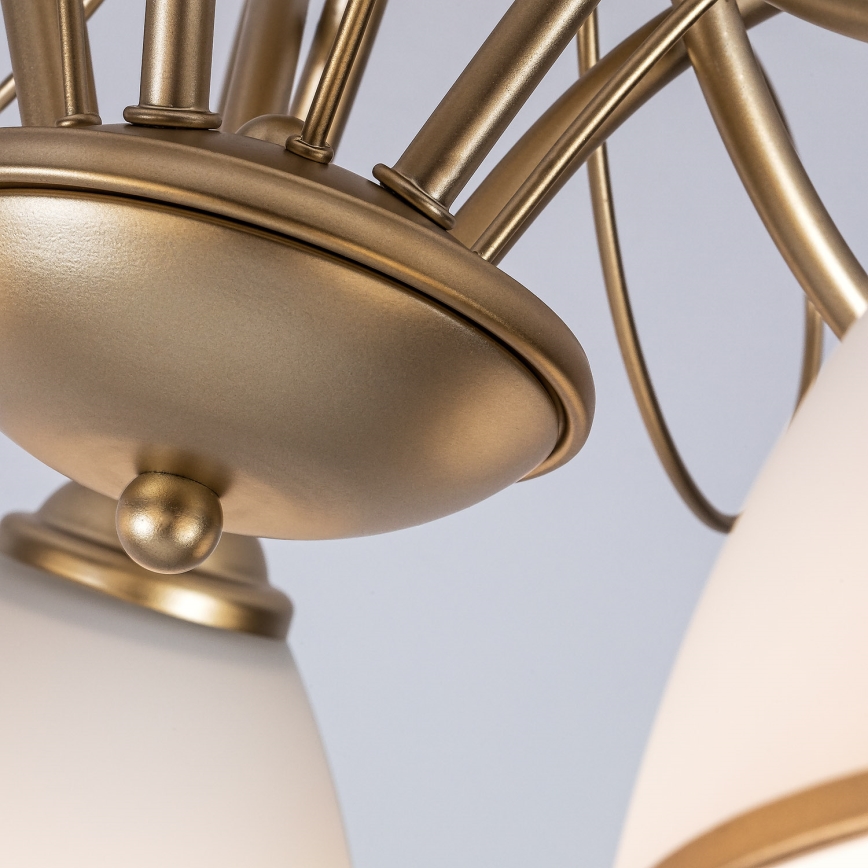 Brilagi - Pritrjen stropni lestenec FRED 5xE27/60W/230V, Ø 59 cm, v zlati barvi