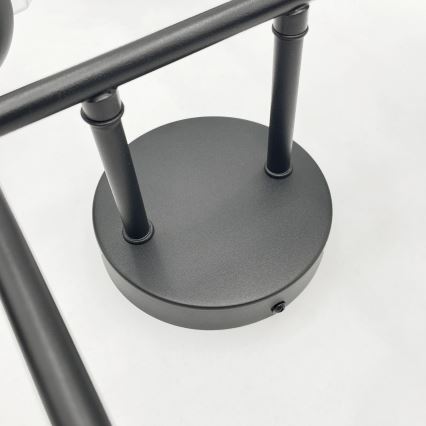 Brilagi - Pritrjen stropni lestenec MALONY 6xE14/20W/230V črna