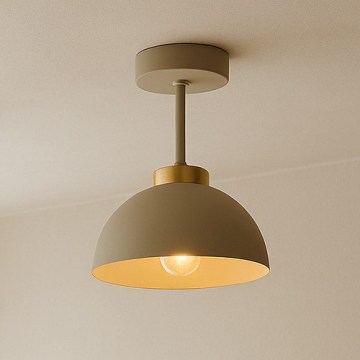 Brilagi - Pritrjen stropni lestenec MOON 1xE27/60W/230V bež/zlata