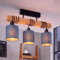 Brilagi - Pritrjen stropni lestenec NUBILA 3xE27/60W/230V bor/temno modra