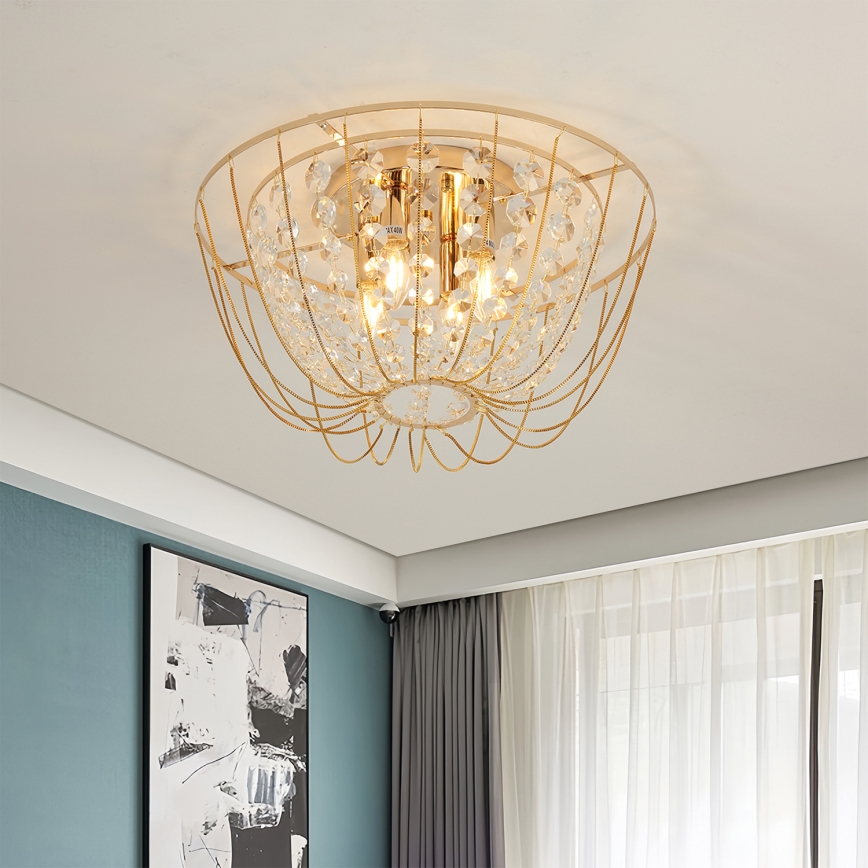 Brilagi - Pritrjen stropni lestenec VASTERAS, 4xE14/40W/230V, premer 45 cm