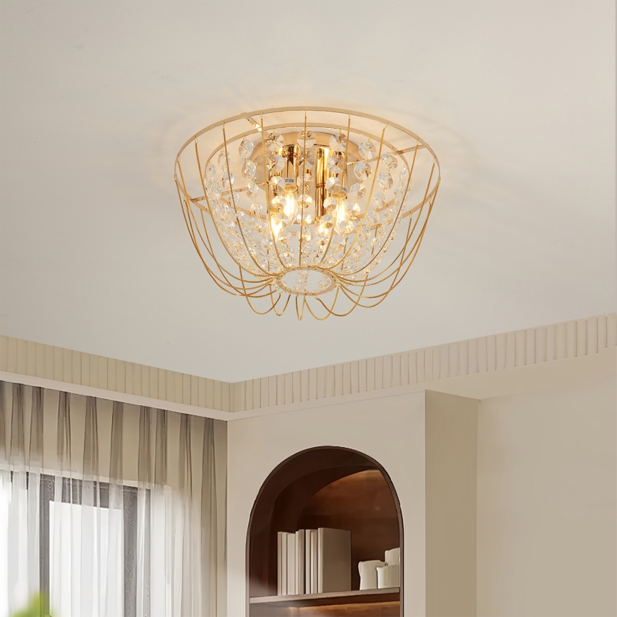 Brilagi - Pritrjen stropni lestenec VASTERAS, 4xE14/40W/230V, premer 45 cm