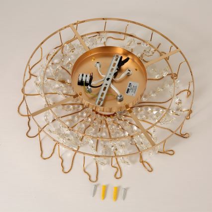 Brilagi - Pritrjen stropni lestenec VASTERAS, 4xE14/40W/230V, premer 45 cm