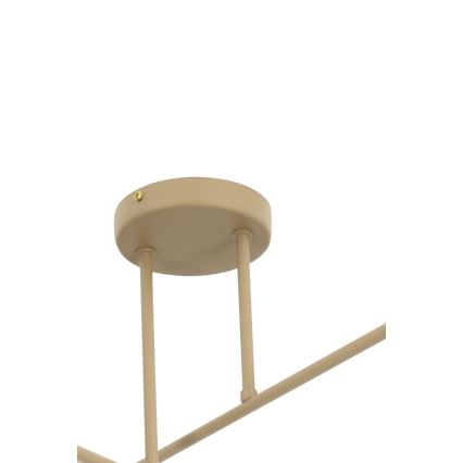 Brilagi - Pritrjen stropni lestenec VIRGO, 4xE14/40W/230V, bež/zlata