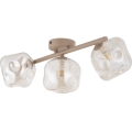 Brilagi - Pritrjen stropni lestenec VULCANO 3xG9/8W/230V bež/zadimljeno bež