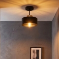 Brilagi - pritrjena stropna svetilka 1xE27/60W/230V črna/zlata