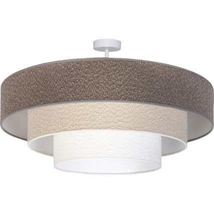 Brilagi - Pritrjena stropna svetilka LUNETA 3xE27/60W/230V premer 80 cm siva/kremna/bela