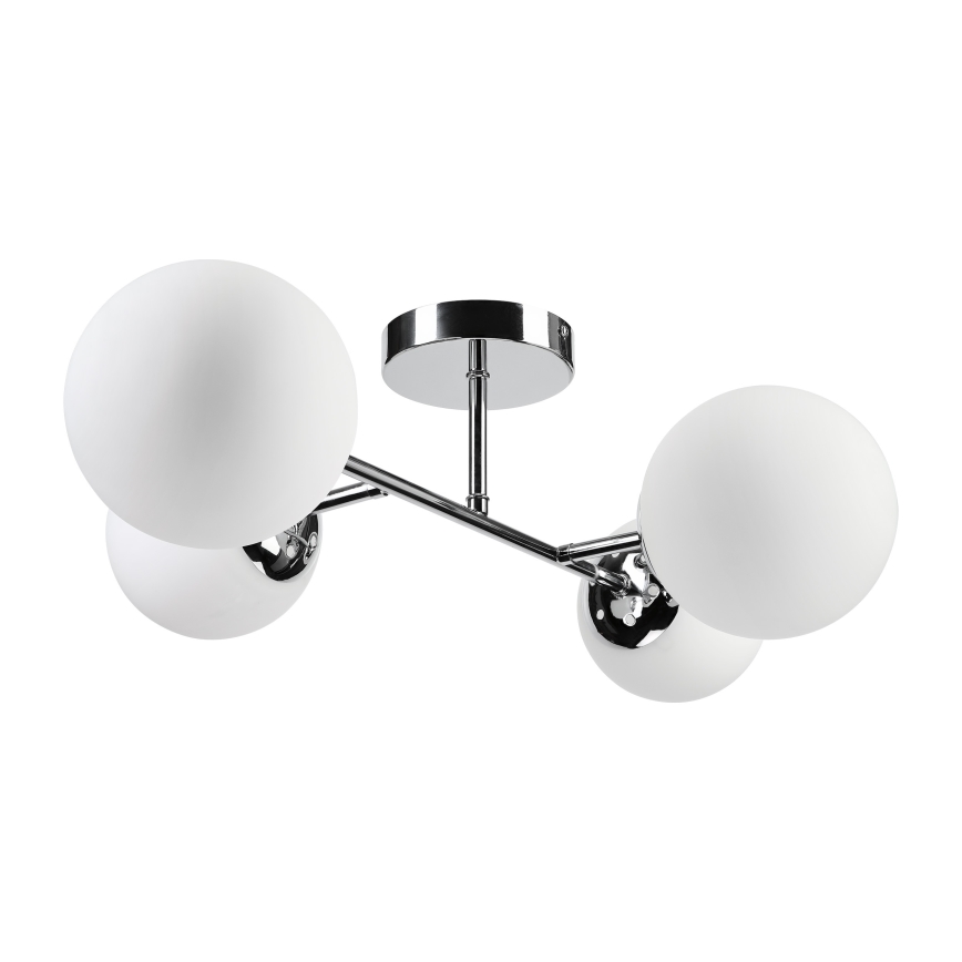 Brilagi - Pritrjena stropna svetilka MALONY 4xE14/20W/230V sijajni krom