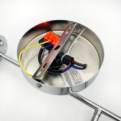 Brilagi - Pritrjena stropna svetilka MALONY 4xE14/20W/230V sijajni krom