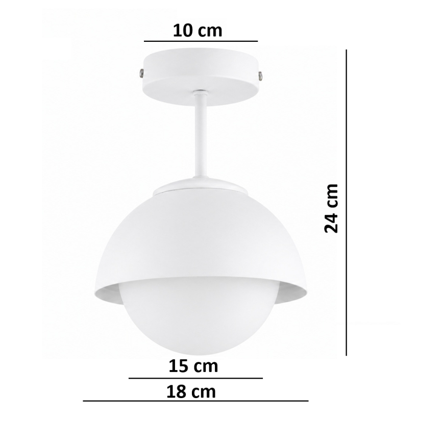 BRILAGI - Pritrjeni lestenec COSMO 1xE27/60W/230V bela/zlata