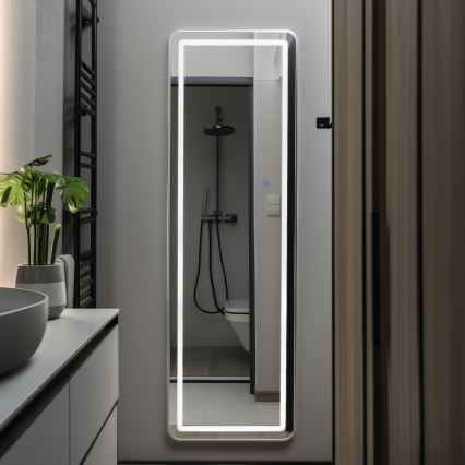 Brilagi - Stoječe ogledalo BELLEZA LED/42W/230V 160x50 cm IP44 CRI 90 zatemnljivo + CCT