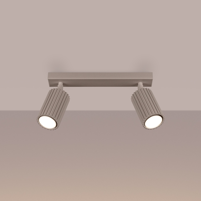 Brilagi - Reflektor CRESTO 2xGU10/10W/230V taupe