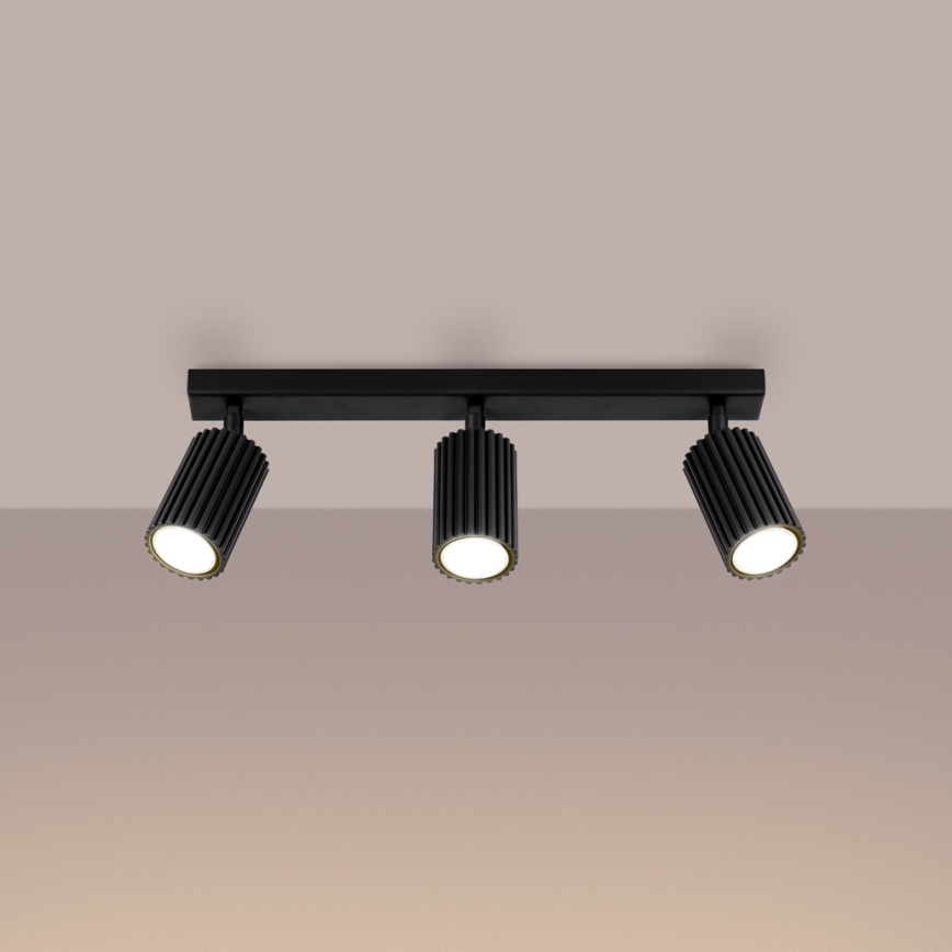 Brilagi - Reflektor CRESTO 3xGU10/10W/230V črna