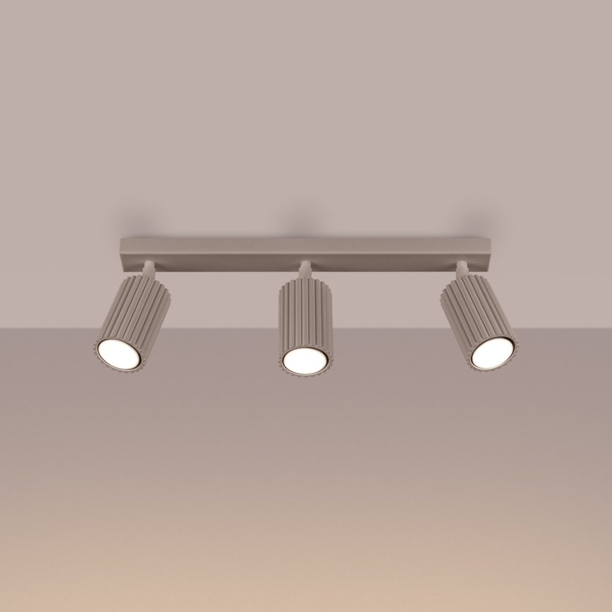 Brilagi - Reflektor CRESTO 3xGU10/10W/230V taupe