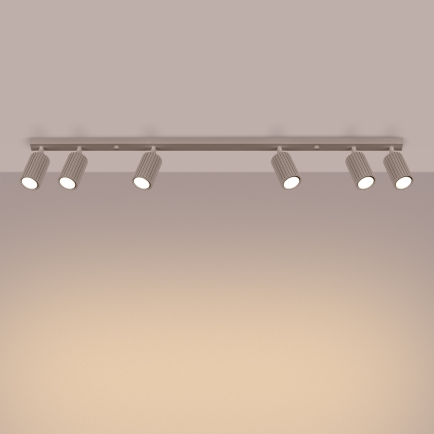 Brilagi - Reflektor CRESTO 6xGU10/10W/230V taupe