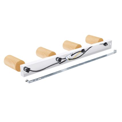 Brilagi - Reflektor SELE 4xGU10/30W/230V bela/hrastov dekor